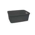 AUFBEWAHRUNGSBOX    27,5/38,5/15 cm  - Dunkelgrau, Basics, Kunststoff (27,5/38,5/15cm) - Homeware