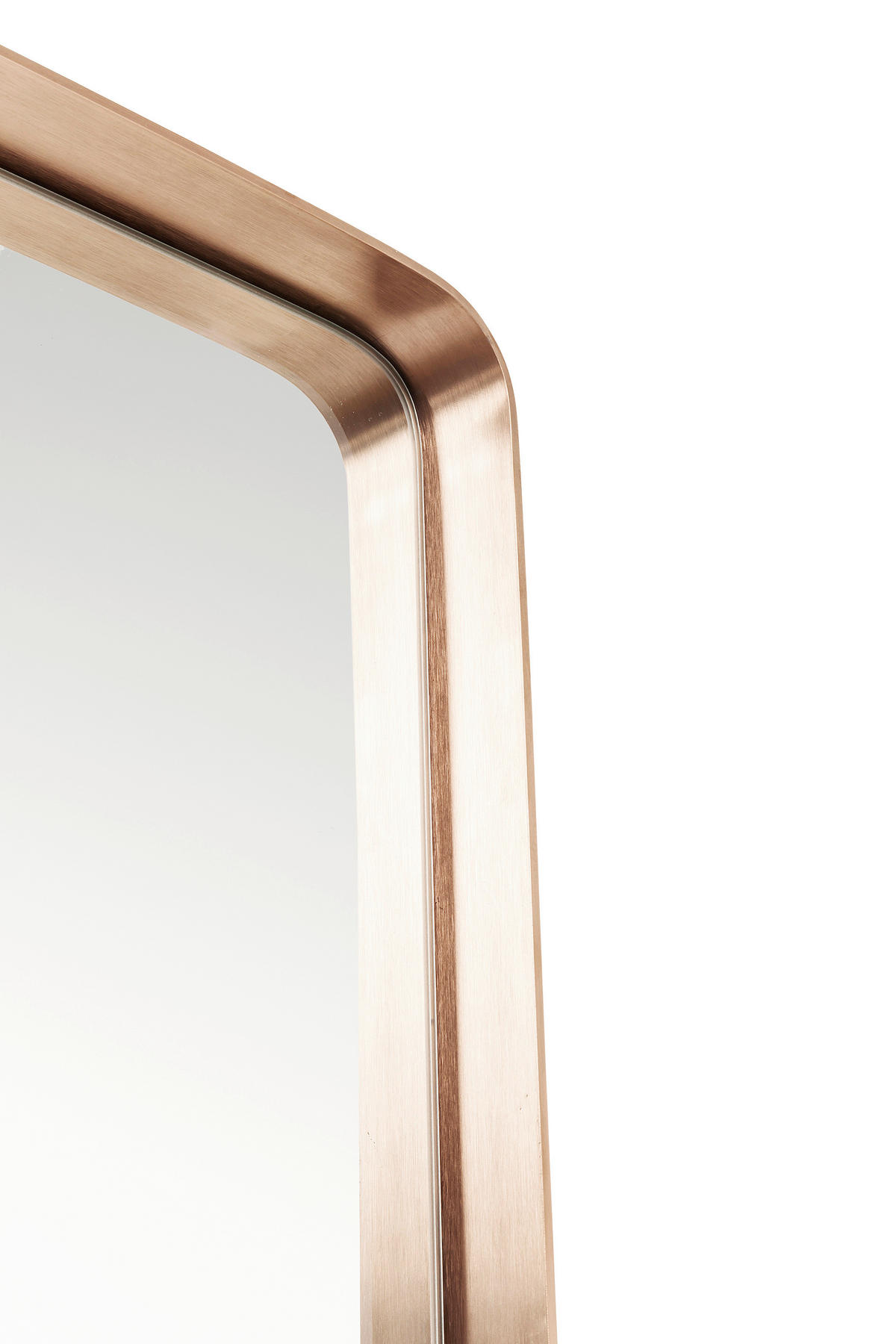 WANDSPIEGEL 70/200/5 cm    in rechteckig  - Kupferfarben, LIFESTYLE, Glas/Metall (70/200/5cm) - Kare-Design