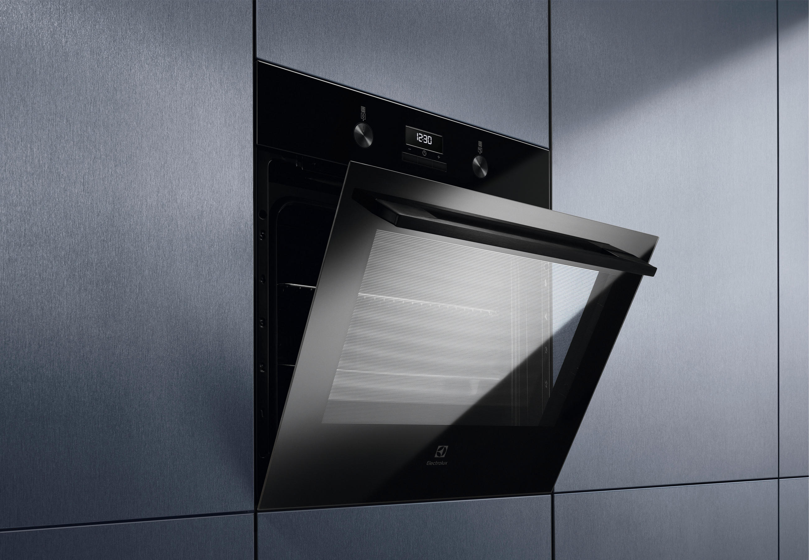 EINBAUBACKOFEN KOFGH40BK  - Schwarz, Basics, Glas/Metall (59,5/59,4/54,8cm) - Electrolux