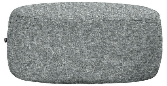HOCKER in Textil Olivgrün  - Schwarz/Olivgrün, MODERN, Kunststoff/Textil (88/43/66cm) - Hom`in