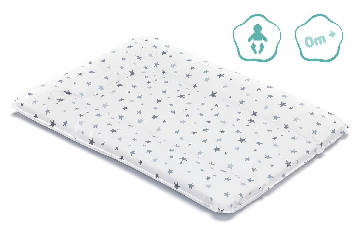 WICKELAUFLAGE - Dunkelgrau/Weiß, Basics, Kunststoff (70/48/6cm) - Fillikid