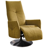 Scaun De Relaxare din textil, piele,  - antracit, Konventionell, metal/textil (73/115/89cm) - Himolla