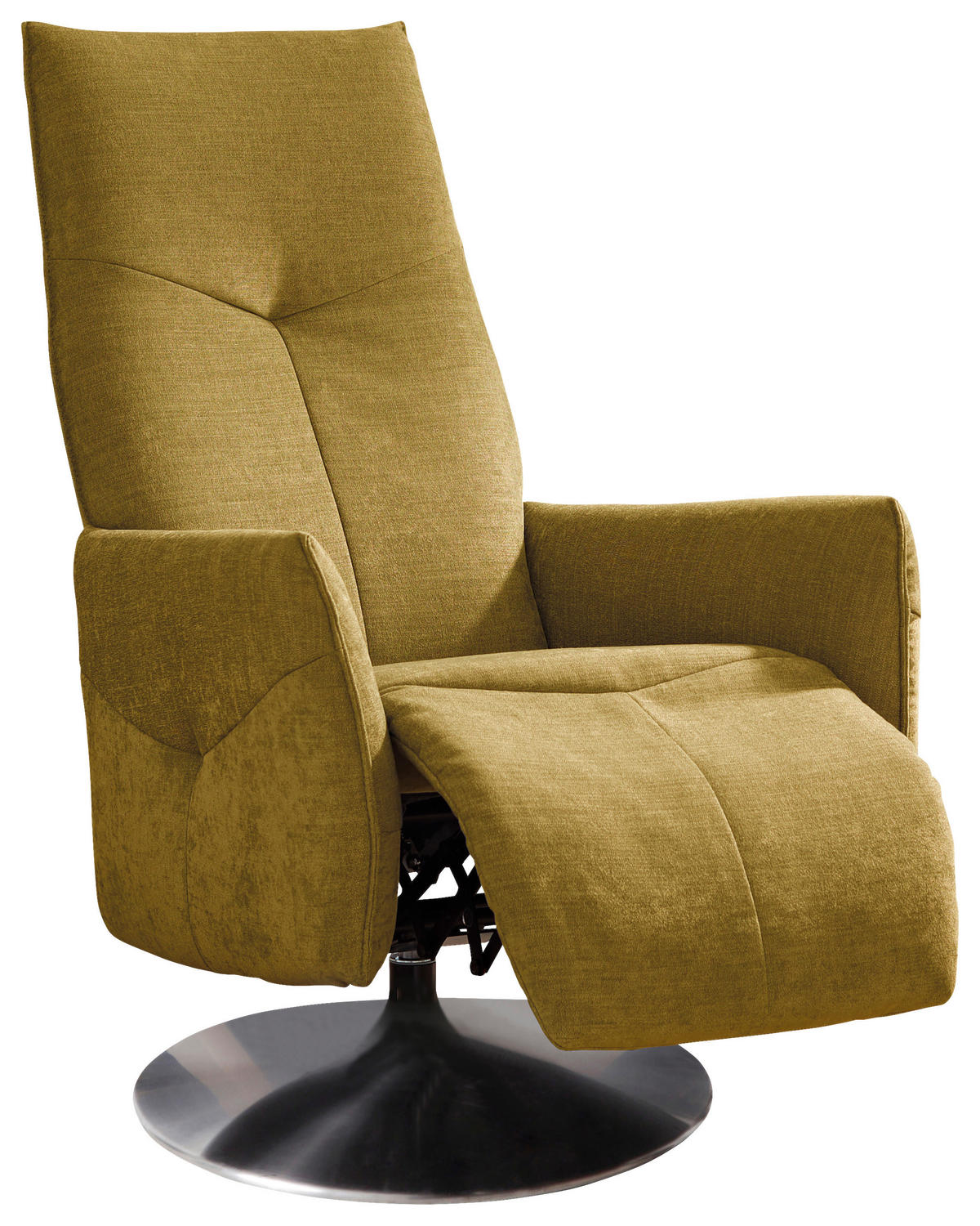 Scaun De Relaxare din textil, piele,  - antracit, Konventionell, metal/textil (73/115/89cm) - Himolla