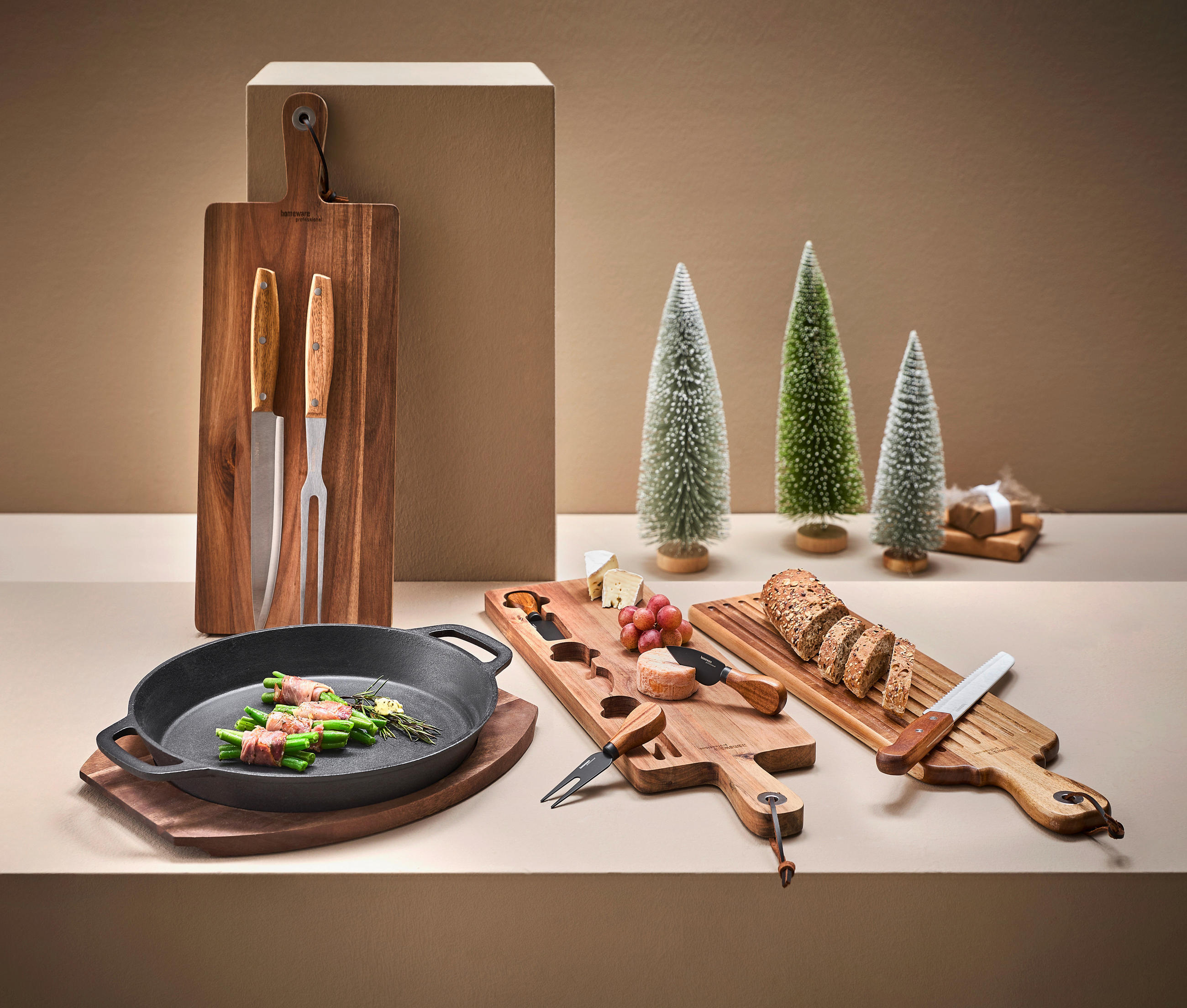 NOŽ ZA KRUH oplemenjeni čelik - boje oplemenjenog čelika, Lifestyle, drvo/metal - Homeware Profession.