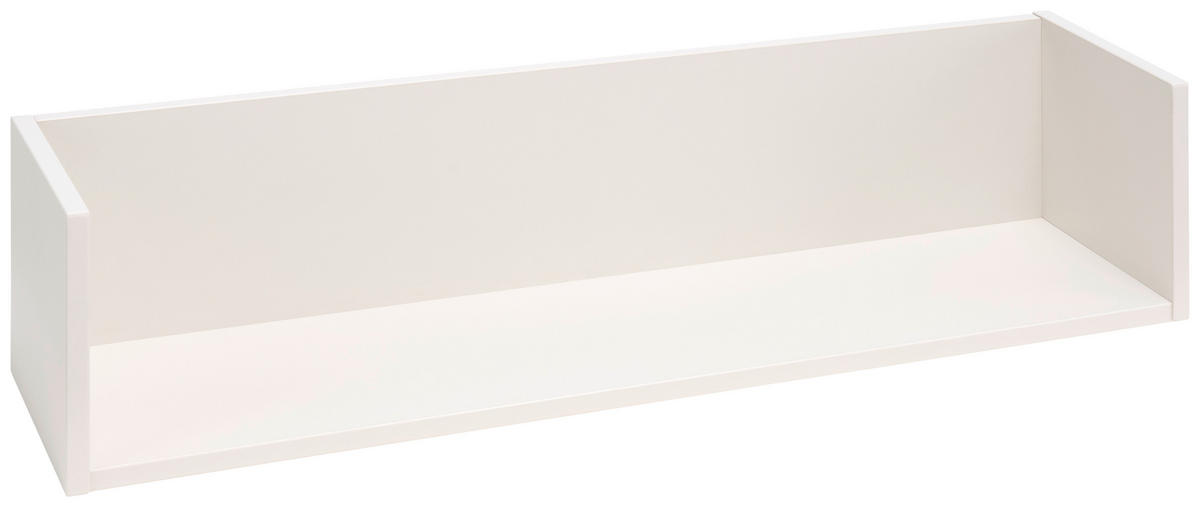 WANDBOARD in 90/20/25 cm Grauweiß  - Grauweiß, Basics, Holzwerkstoff (90/20/25cm) - Jimmylee