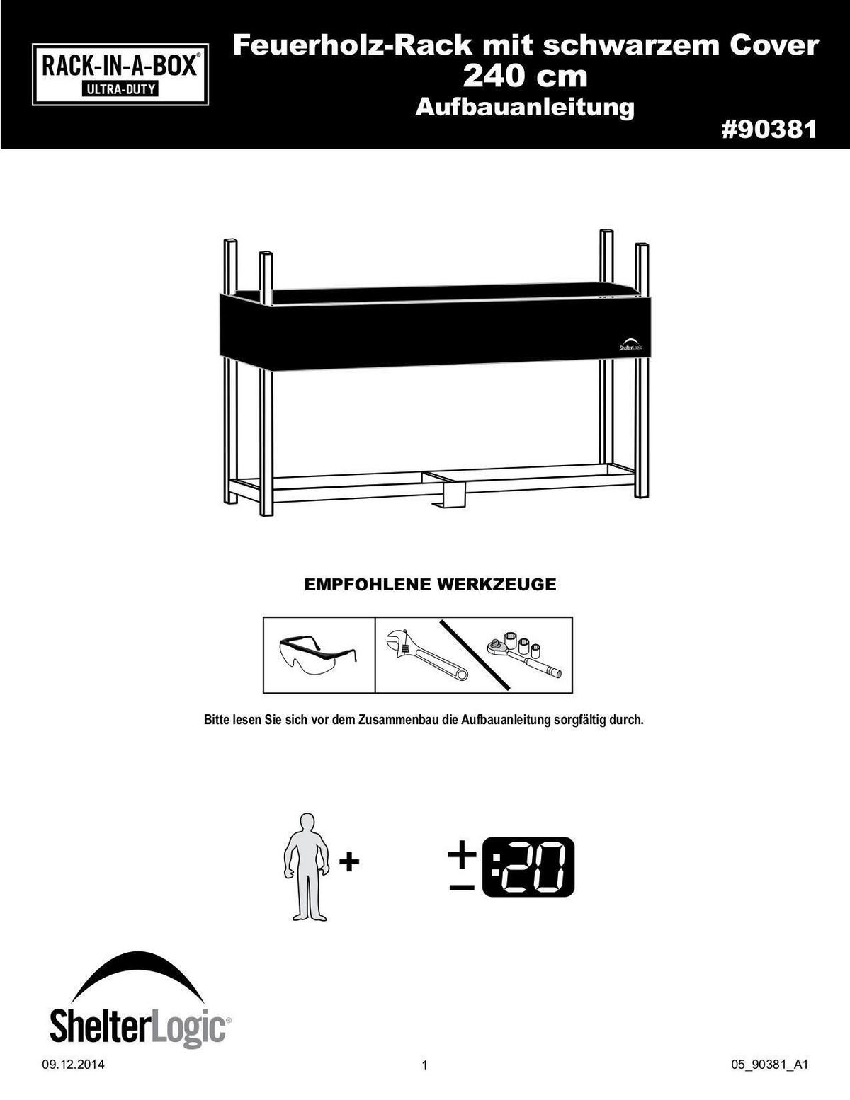 KAMINHOLZREGAL 239/119/36 cm  Metall  - Schwarz, Basics, Metall (239/119/36cm) - Ambia Garden