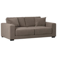 2-SITS SOFFA i trä, metall, textil grågrön  - grågrön/wengefärgad, Klassisk, metall/trä (204/85/108cm) - Hom`in