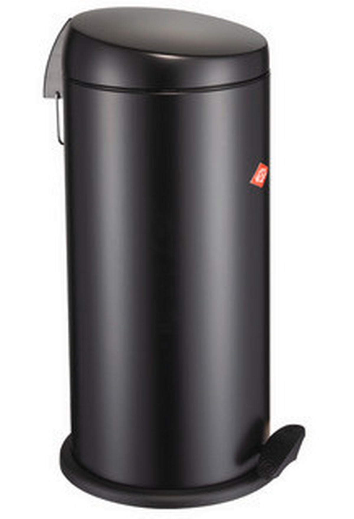 ABFALLSAMMLER CAPBOY MAXI 22 L  - Edelstahlfarben/Schwarz, KONVENTIONELL, Kunststoff/Metall (27/60cm) - Wesco
