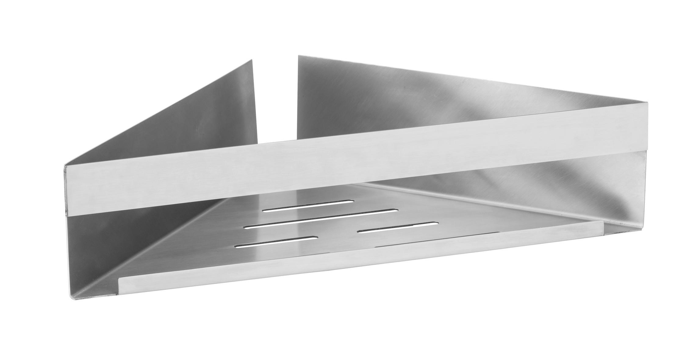 Wenko Wandregal Silber 36x8x17 cm