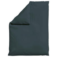 BETTDECKENBEZUG KNITTED JERSEY Jersey 155/220 cm  - Dunkelgrau, Basics, Textil (155/220cm) - Schlafgut