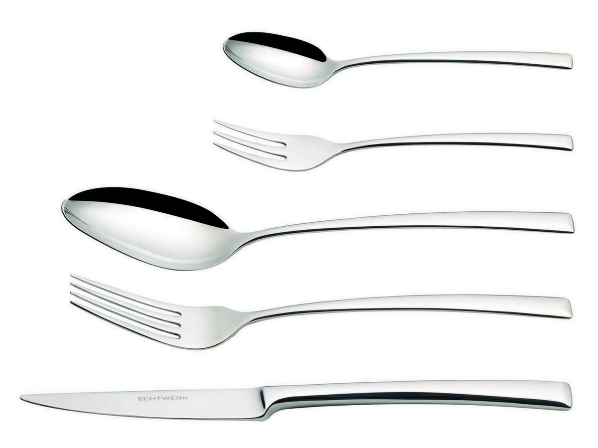 BESTICKSET  30 delar  - stålfärgad/silvereksfärgad, Trend, metall - Echtwerk