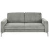3-SITZER-SOFA Feincord Silberfarben  - Chromfarben/Silberfarben, Design, Textil/Metall (194/87/105cm) - Beldomo Style