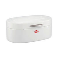 BROTKASTEN - Weiß, KONVENTIONELL, Metall (32/19/14cm) - Wesco