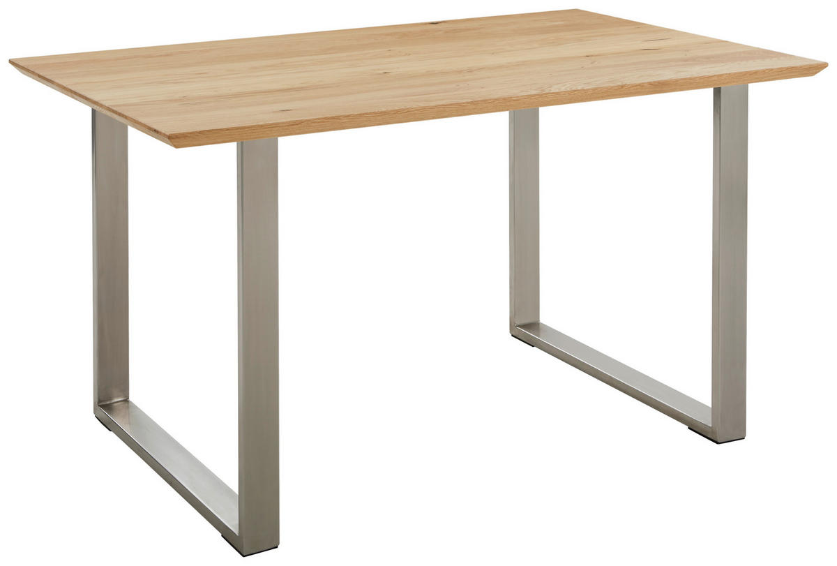 STOLOVÁ DOSKA divoký dub dyhované - farba duba, Natur, drevo (140/90/3cm) - Valdera