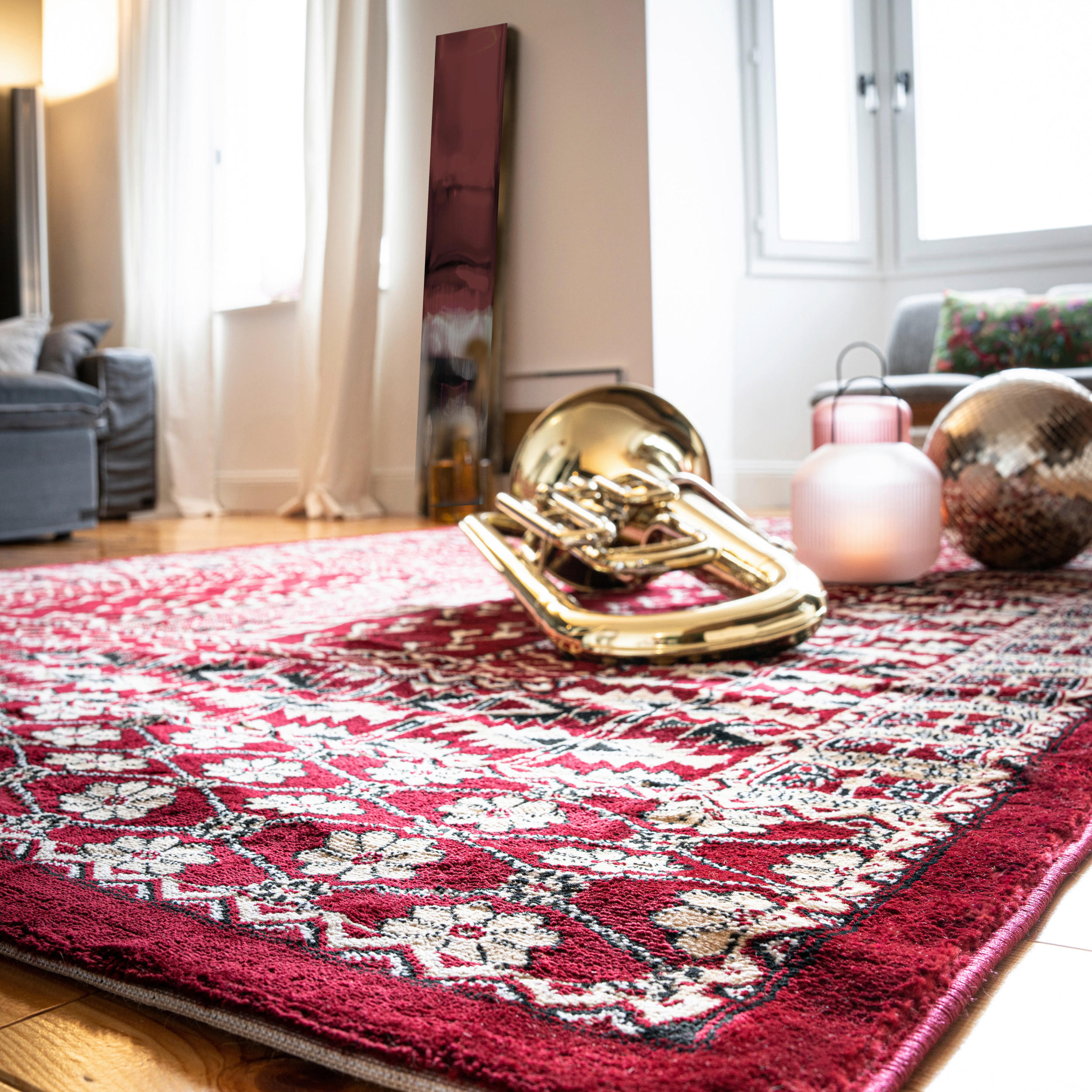 ORIENTTEPPICH 80/150 cm My Ariana  - Rot, Konventionell, Textil (80/150cm)