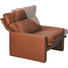 RELAXSESSEL Echtleder - Braun, KONVENTIONELL, Leder (91/97/95cm) - ERPO