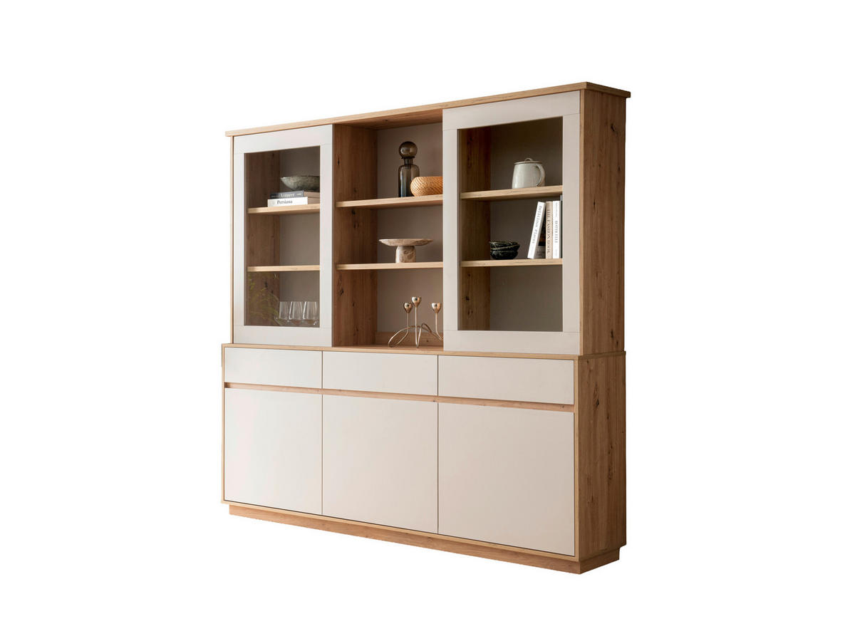 BUFFET 202/199/40 cm  in Kaschmir, Eiche Artisan  - Kaschmir/Eiche Artisan, Design, Holzwerkstoff (202/199/40cm) - MID.YOU