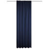WÄRMESCHUTZVORHANG Verdunkelung 135/160 cm   - Blau, Basics, Textil (135/160cm)