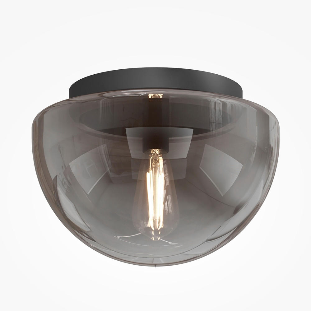 DECKENLEUCHTE   31,5 cm   - Schwarz, Basics, Metall (31,5cm) - MAYTONI