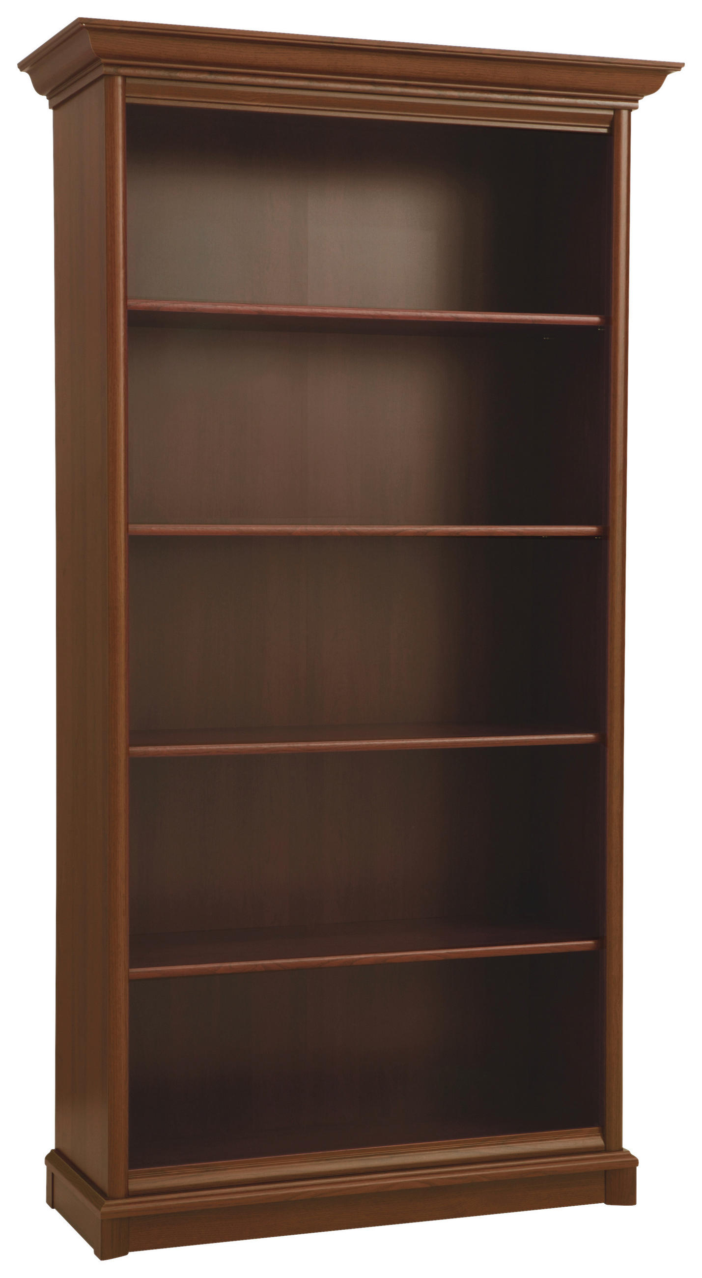 KUĆNA BIBLIOTEKA kestenjasta  - kestenjasta, Dizajnerski, pločasti materijal (110/204,5/43cm) - Cantus