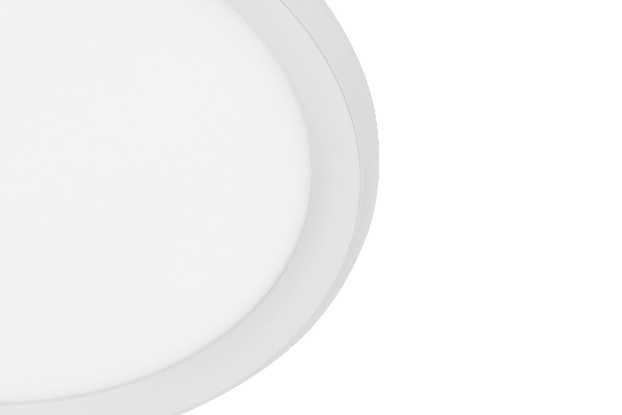 LED-DECKENLEUCHTE 30/3,5 cm   - Weiß, Basics, Kunststoff (30/3,5cm) - Novel