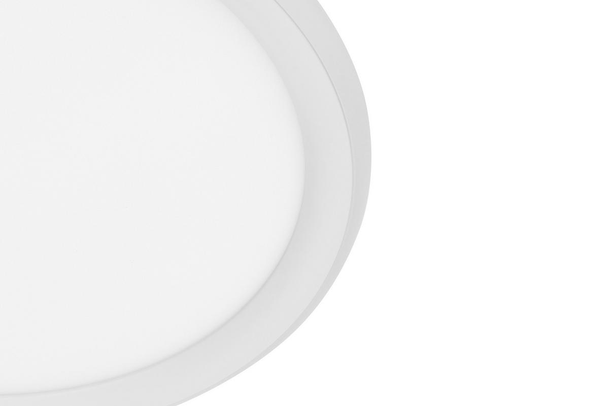 LED-DECKENLEUCHTE 30/3,5 cm   - Weiß, Basics, Kunststoff (30/3,5cm) - Novel