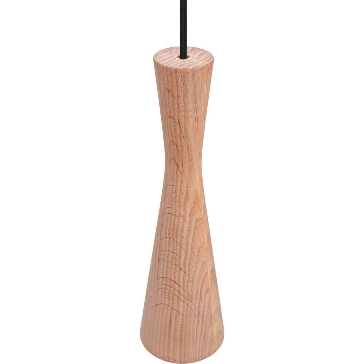 ZÁVĚSNÉ SVÍTIDLO, 10/90-140 cm  - černá/barvy olše, Natur, dřevo (10/90-140cm)