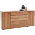 SIDEBOARD 188/90/45 cm  - Dunkelgrau/Schwarz, Design, Holz/Metall (188/90/45cm) - Valnatura