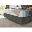 BOXSPRINGBETT 180/200 cm  in Grau  - Schwarz/Grau, Design, Kunststoff/Textil (180/200cm) - Johann Jakob