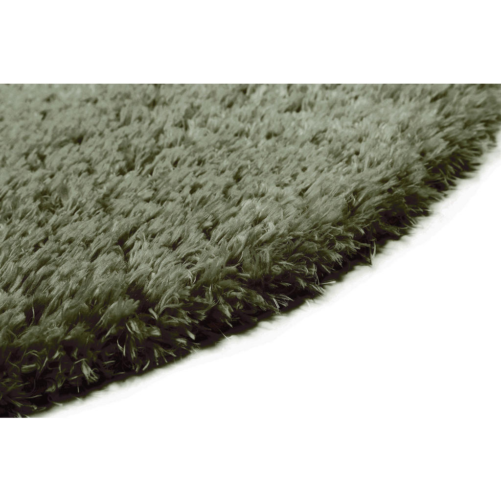 Thumbnail - Esprit Hochflorteppich Yogi, Olivgrün, Textil, Uni, rund, Textiles Vertrauen - Oeko-Tex®, Hohenstein, AZO-frei, Oeko-Tex...
