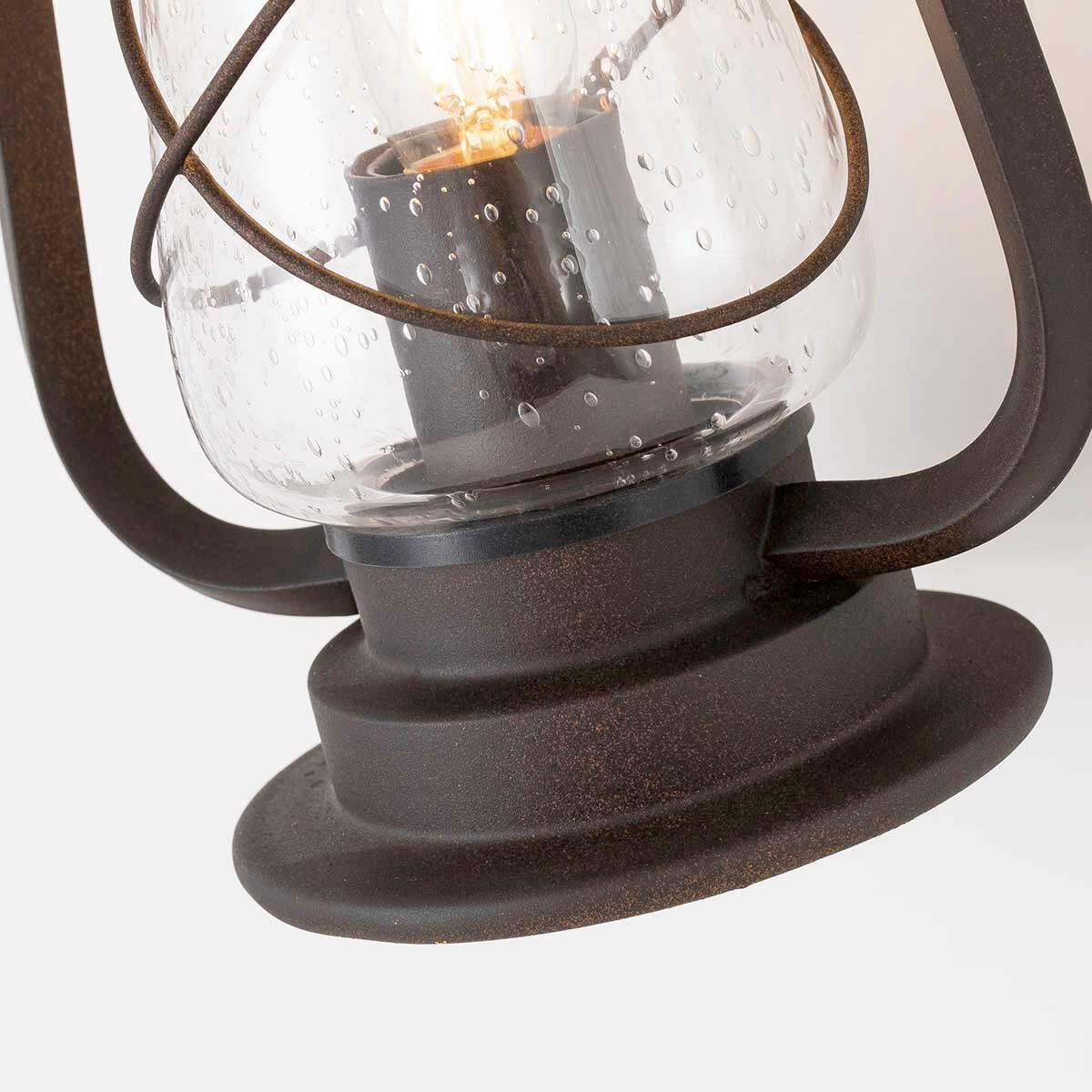 AUSSENWANDLEUCHTE - Dunkelbraun, Konventionell, Glas/Metall (42,5/20/14,8cm) - Elstead Lighting