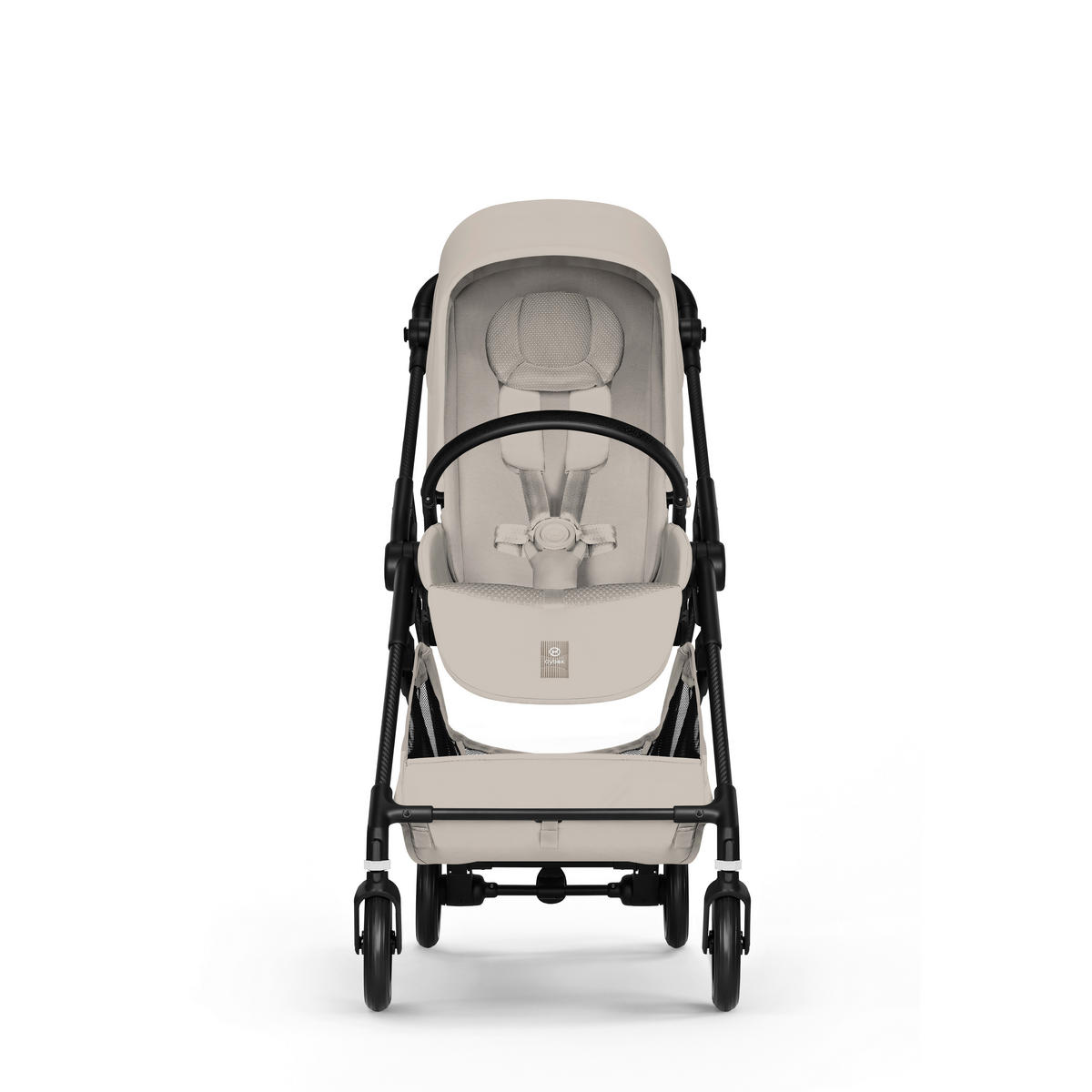 KINDERWAGEN Melio Carbon  - Hellgrau/Schwarz, Basics, Textil/Metall (82-91/49/96,5 - 107cm) - cybex GOLD