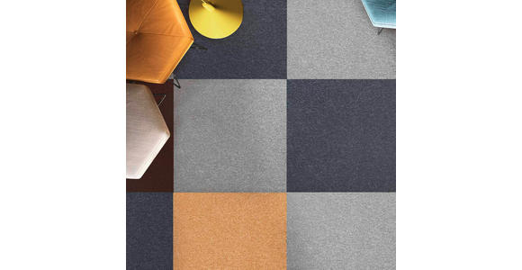 TEPPICHFLIESE - Braun, Basics, Kunststoff/Textil (40/40cm) - Esposa