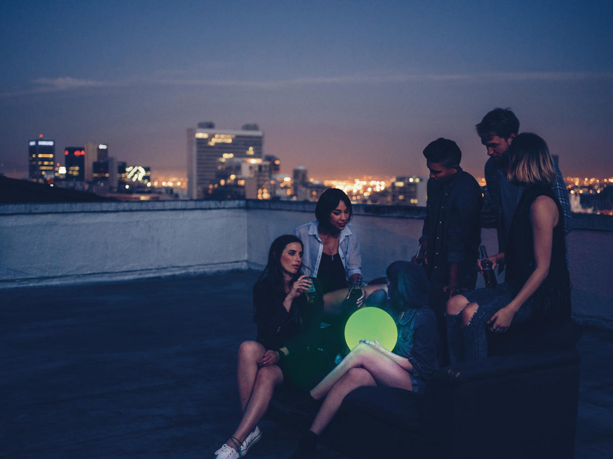 SOLARLEUCHTE BULY 30 cm  - Transparent/Weiß, KONVENTIONELL, Kunststoff (30cm) - Newgarden