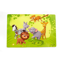 TISCHSET Afrikatiere Kunststoff Multicolor 45/30 cm  - Multicolor, Konventionell, Kunststoff (45/30cm) - Ritzenhoff Breker