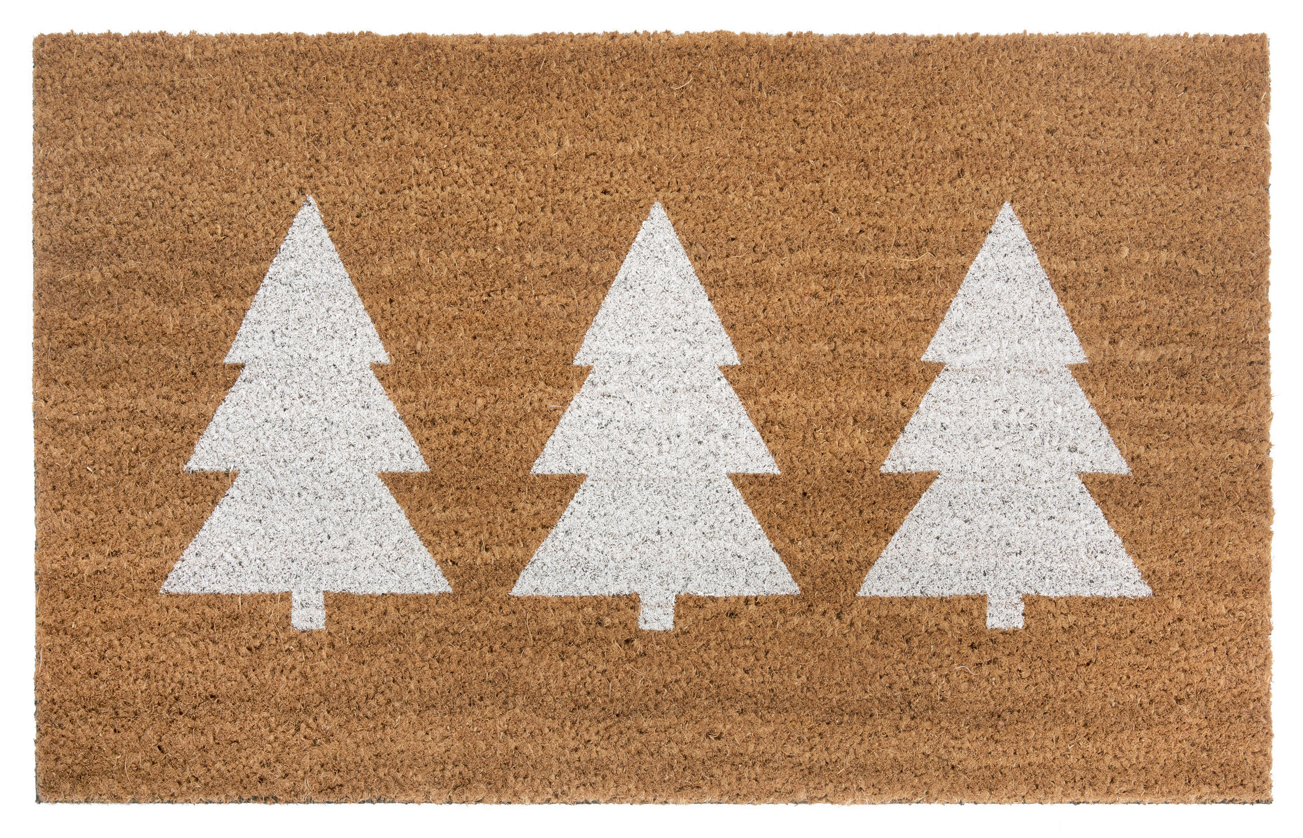 KOKOSMATTE  45/75 cm  Weiß, Hellbraun  - Hellbraun/Weiß, Basics, Naturmaterialien/Kunststoff (45/75cm) - Hanse Home