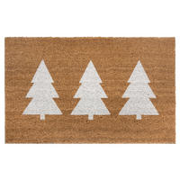 KOKOSMATTE  45/75 cm  Weiß, Hellbraun  - Hellbraun/Weiß, Basics, Naturmaterialien/Kunststoff (45/75cm) - Hanse Home