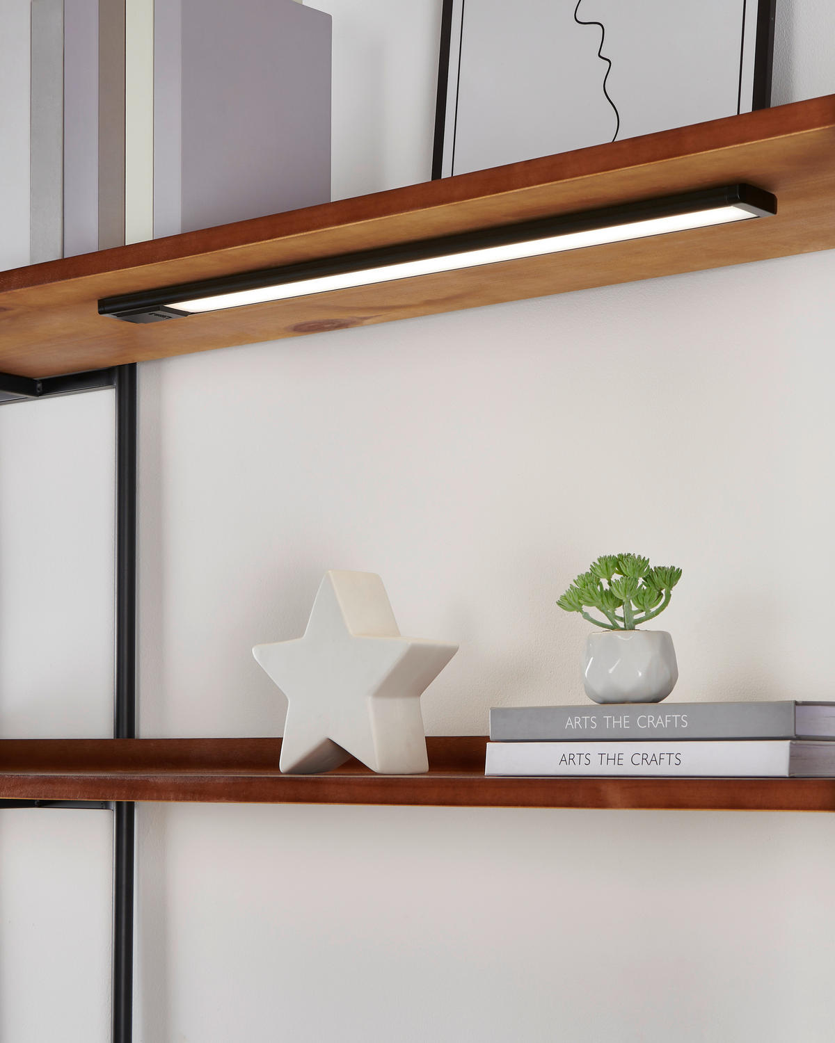 PODVESNÉ SVIETIDLO, 57/5/1.3 cm - čierna/biela, Basics, kov/plast (57/5/1.3cm) - Eglo