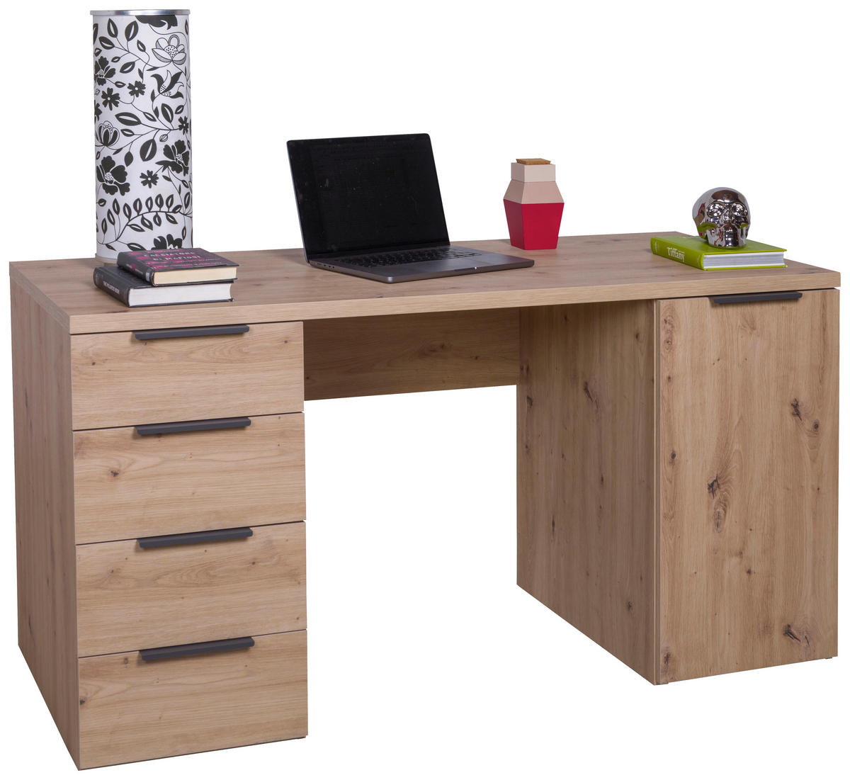 PISALNA MIZA leseni material  - Basics, kovina/leseni material (145,9/75,4/59,6cm) - Carryhome