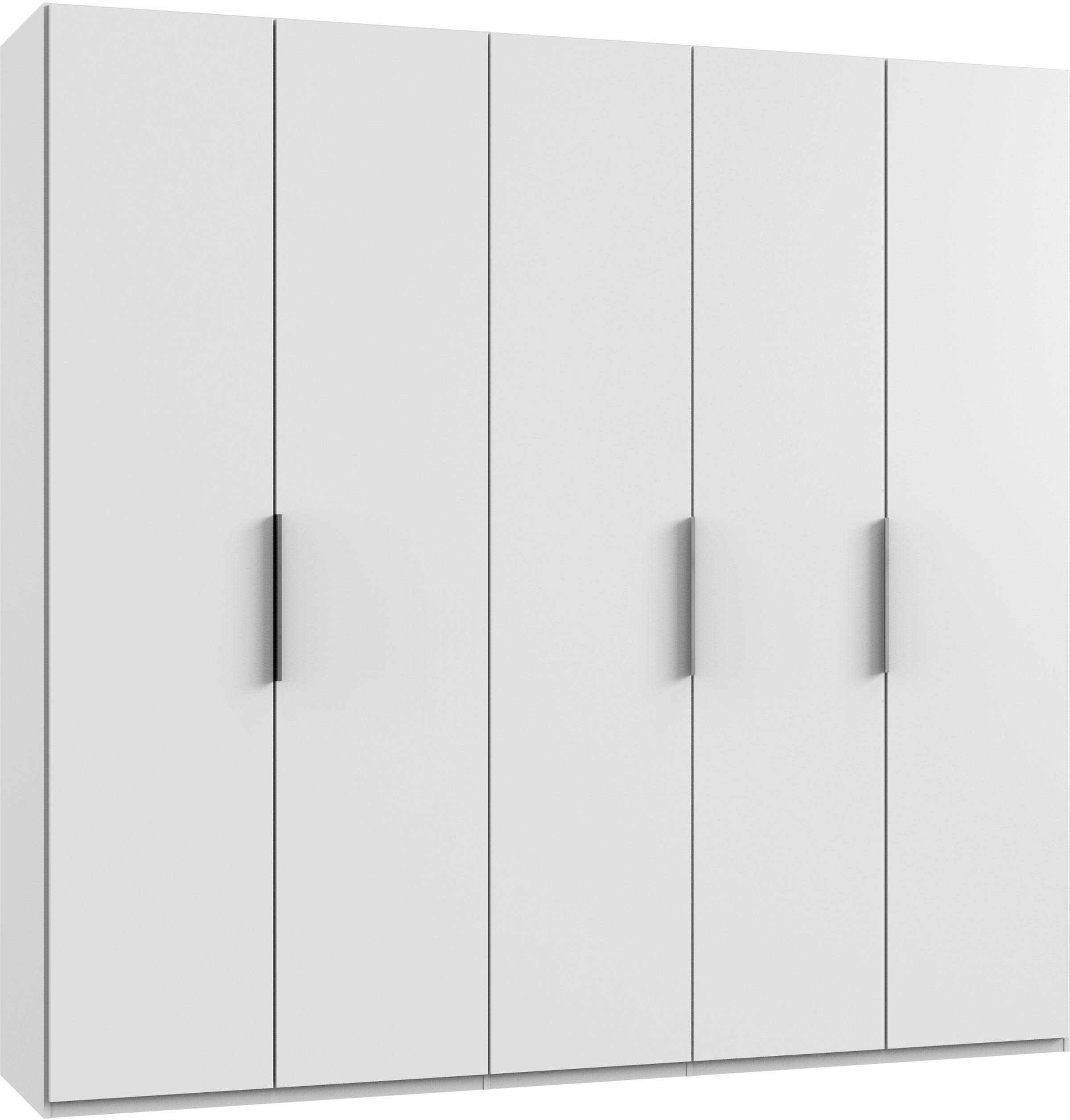 MID.YOU SKRIŇA S OTOČNÝMI DVERAMI, biela, 250/236/58 cm