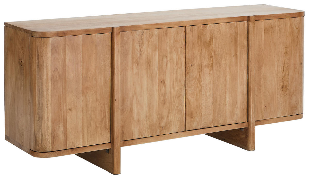 SIDEBOARD  160/72/42 cm  - Naturfarben, Design, Holz (160/72/42cm) - Livetastic