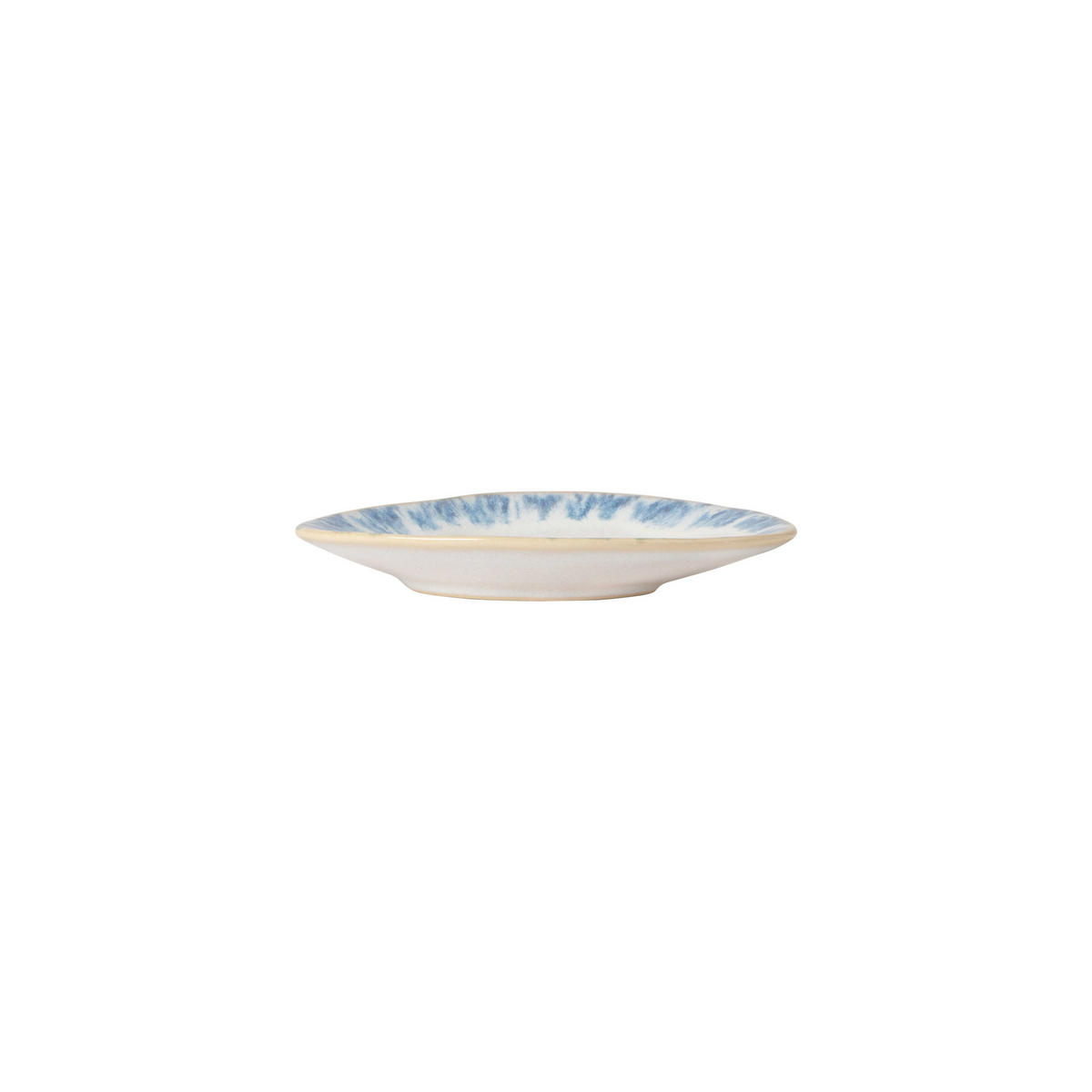 KUCHENTELLERSET 6ER SET BRISA 6-teilig  - Blau/Weiß Hochglanz, Basics, Keramik (15cm) - Costa Nova