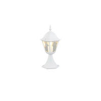 WEGELEUCHTE Livenza 17/39.5/17 cm  - Klar/Weiß, Design, Glas/Metall (17/39.5/17cm) - Trio Leuchten