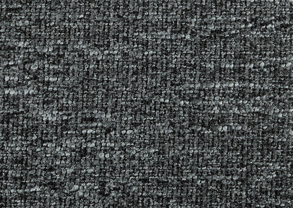 ECKSOFA  in Flachgewebe Anthrazit  264/185 cm  - Anthrazit/Schwarz, Design, Kunststoff/Textil (264/185cm) - Belluti