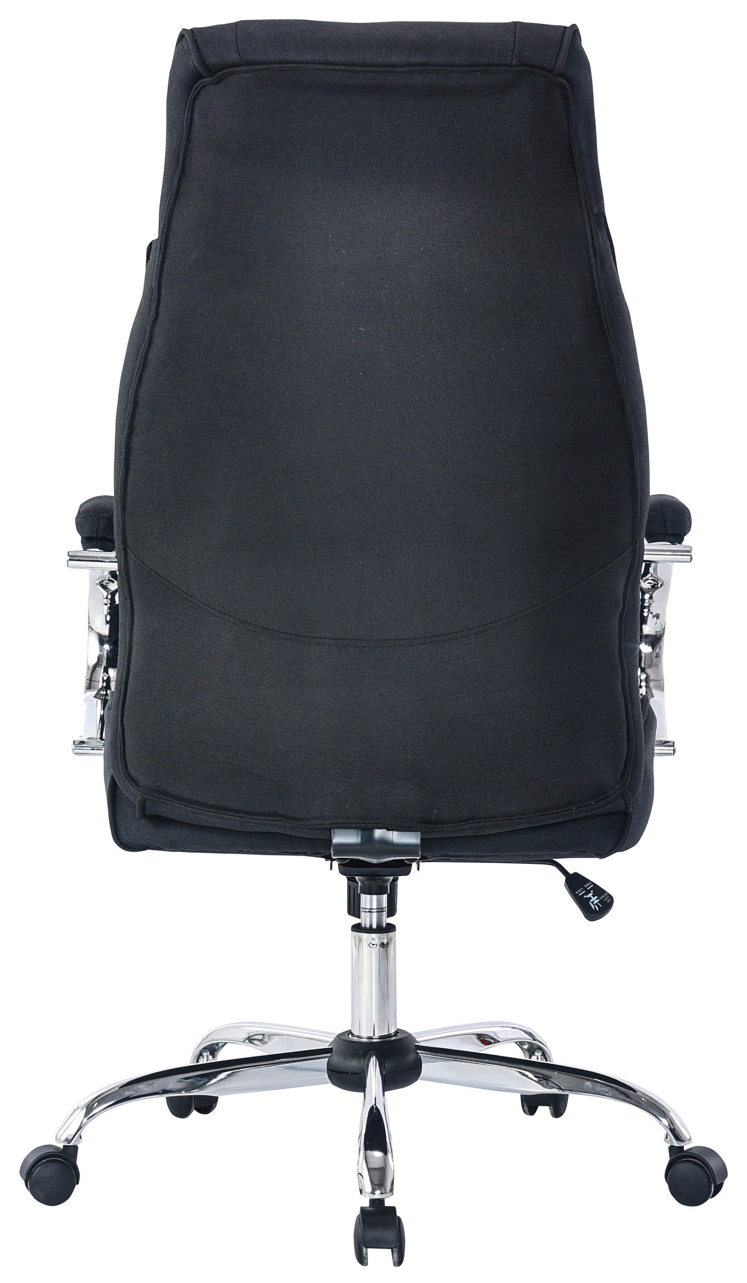 DIREKTORSKA STOLICA  crna, boja hroma   - boja hroma/crna, Konvencionalno, metal/tekstil (68/117-126/70cm) - Cantus