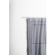VORHANGSTANGENSET 120-210 cm  - Grau Hochglanz, Basics, Metall (120-210cm) - Homeware