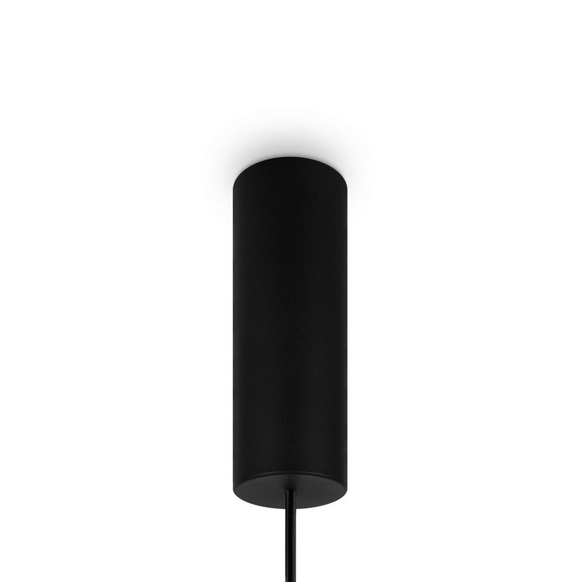 PENDELLEUCHTE 40/68 cm    - Schwarz, Modern, Glas/Metall (40/68cm) - MAYTONI