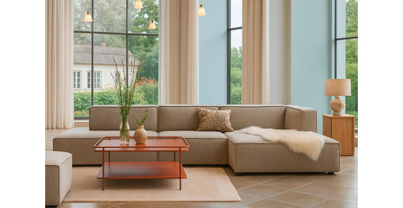COUCHTISCH - Terracotta, Basics, Metall (75/75/34,3cm) - Xora