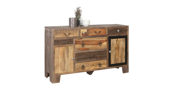 SIDEBOARD  in 148/90/40 cm  - Messingfarben/Multicolor, Trend, Keramik/Holz (148/90/40cm) - Landscape