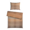 POSTEĽNÁ BIELIZEŇ, flanel, hnedá, 140/200 cm - hnedá, textil (140/200cm) - Novel